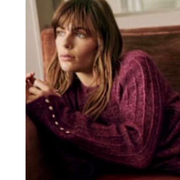 Sezane Sweaters - Sezane Joyce Jumper Grape - Size XXL